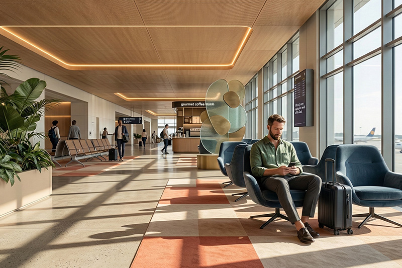 Sala de espera aeropue