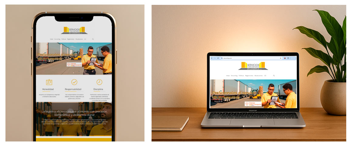 sitio web sercomlog